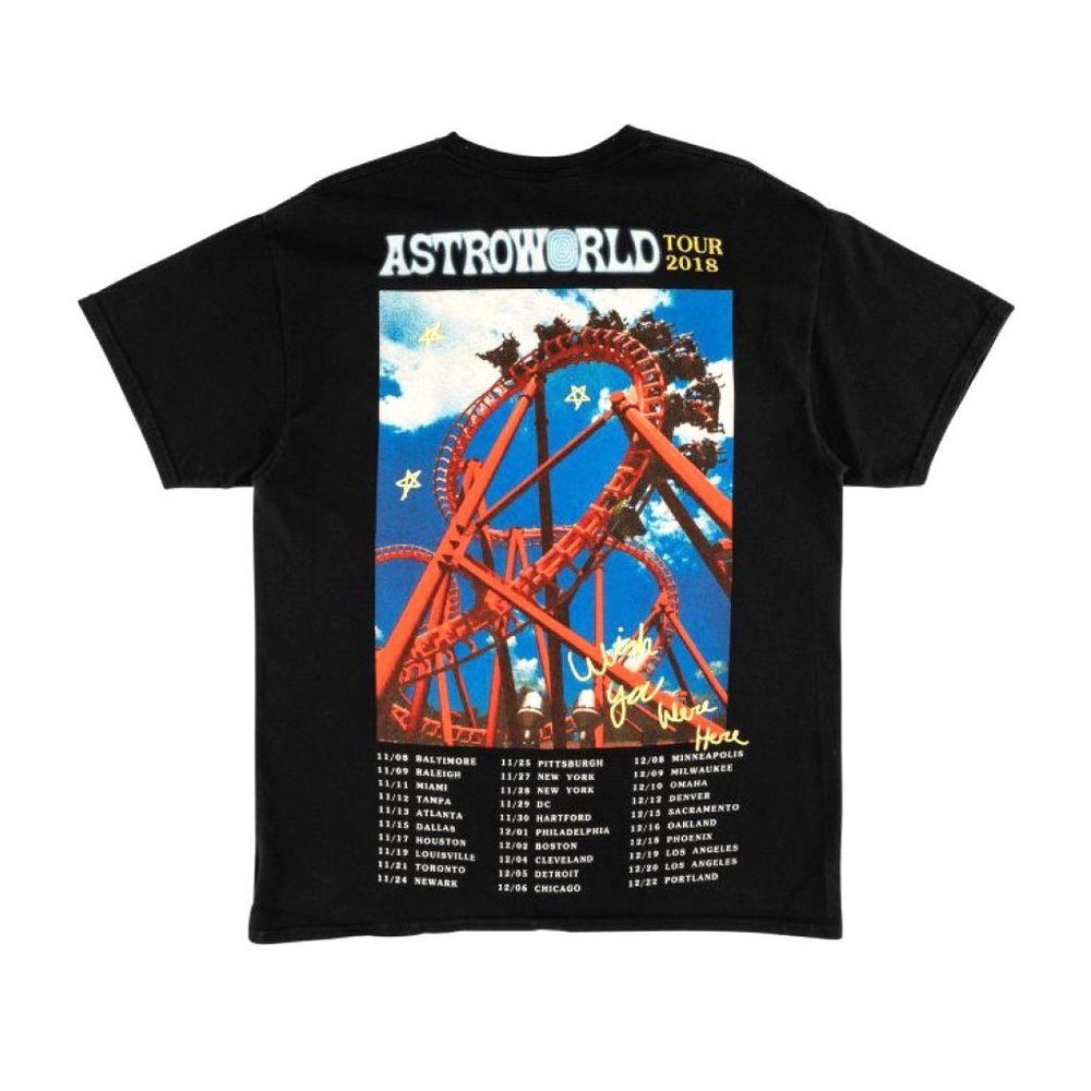 ASTROWORLD TOUR SHIRT 2018 CHICAGO | TRAVIS SCOTT | SIZE M & L NEVER WORN